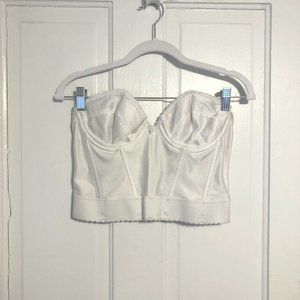 White Bustier / Corset by Adonna Size 38B